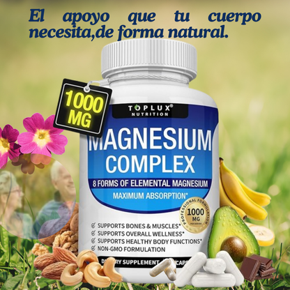 🔥2 x 1 Magnesio Complex™ 8 en 1 💊 - VitaFarma Guatemala