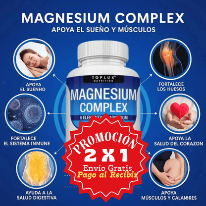 🔥2 x 1 Magnesio Complex™ 8 en 1 💊 - VitaFarma Guatemala