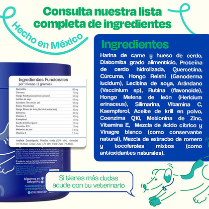Antioxidante para Perros - Antiox Blend - VitaFarma Guatemala