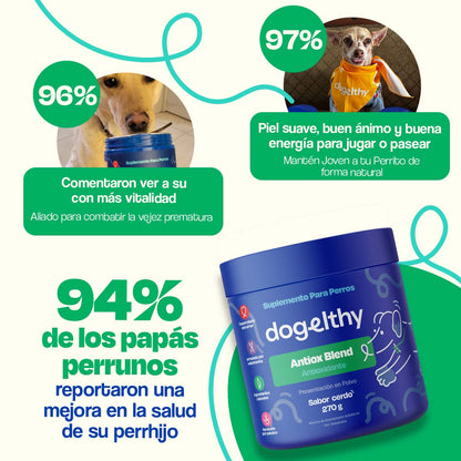 Antioxidante para Perros - Antiox Blend - VitaFarma Guatemala