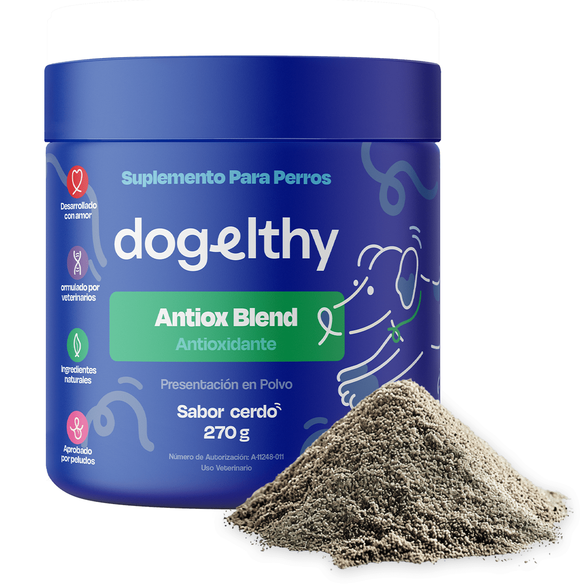 Antioxidante para Perros - Antiox Blend - VitaFarma Guatemala