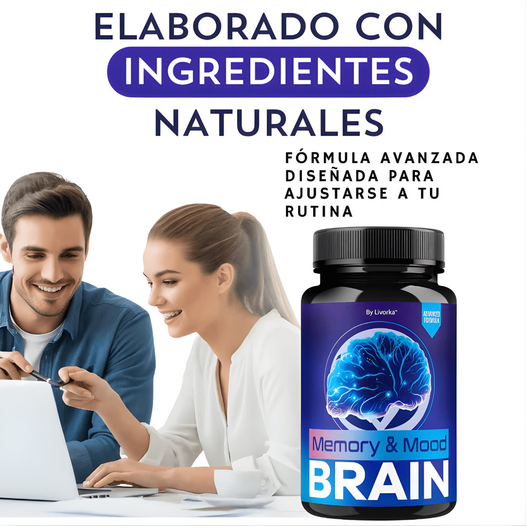 BRAIN SUPLEMENTO PARA LA MEMORIA – Enfoque mental, claridad diaria y apoyo cognitivo para tu rutina - VitaFarma Guatemala