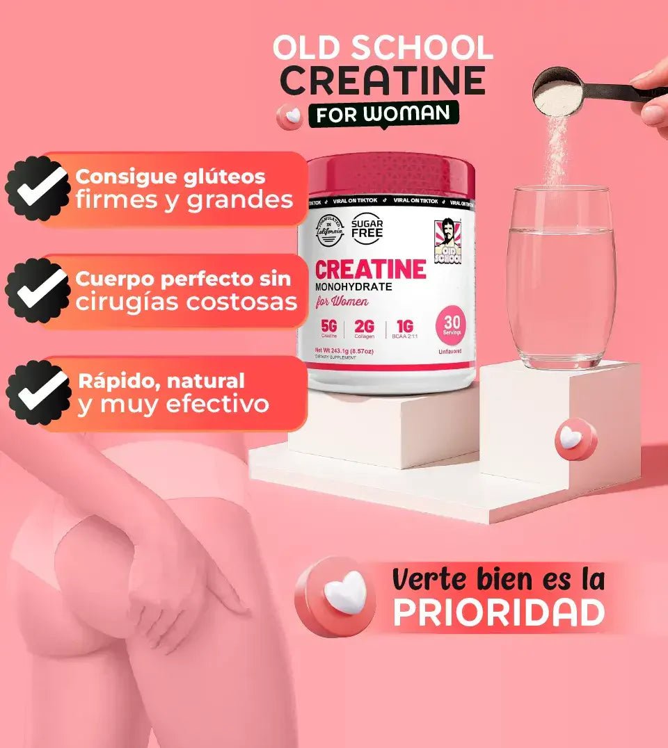 Creatina Monohidratada para mujeres - Fuerza, Energía y Rendimiento en cada dosis. - VitaFarma Guatemala
