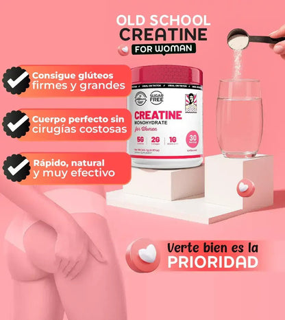 Creatina Monohidratada para mujeres - Fuerza, Energía y Rendimiento en cada dosis. - VitaFarma Guatemala