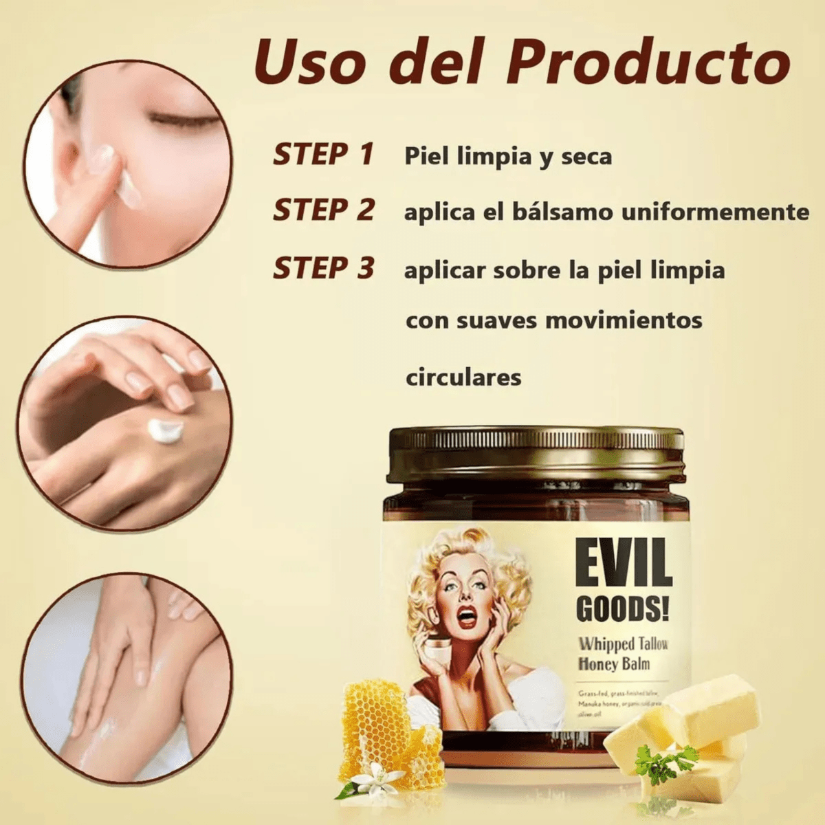 Crema Evil Goods para todo tipo de piel – Hidratación, cuidado y renovación total - VitaFarma Guatemala