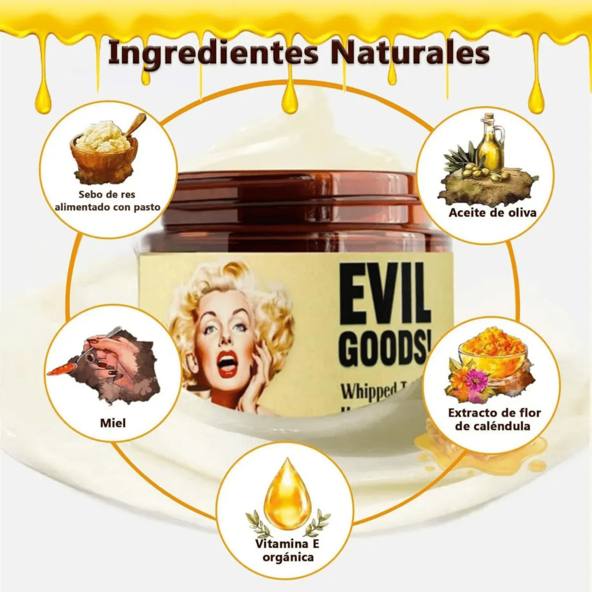 Crema Evil Goods para todo tipo de piel – Hidratación, cuidado y renovación total - VitaFarma Guatemala