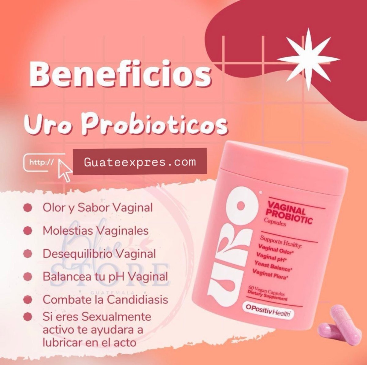 💖Dúo Perfecto: Depiladora UV + Uro Probiotics🌸✨ - VitaFarma Guatemala