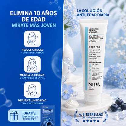 NIDA Youthful Formula™- Crema Rejuvenecedora fórmula coreana