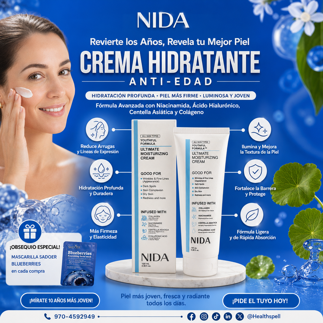 NIDA Youthful Formula™- Crema Rejuvenecedora fórmula coreana