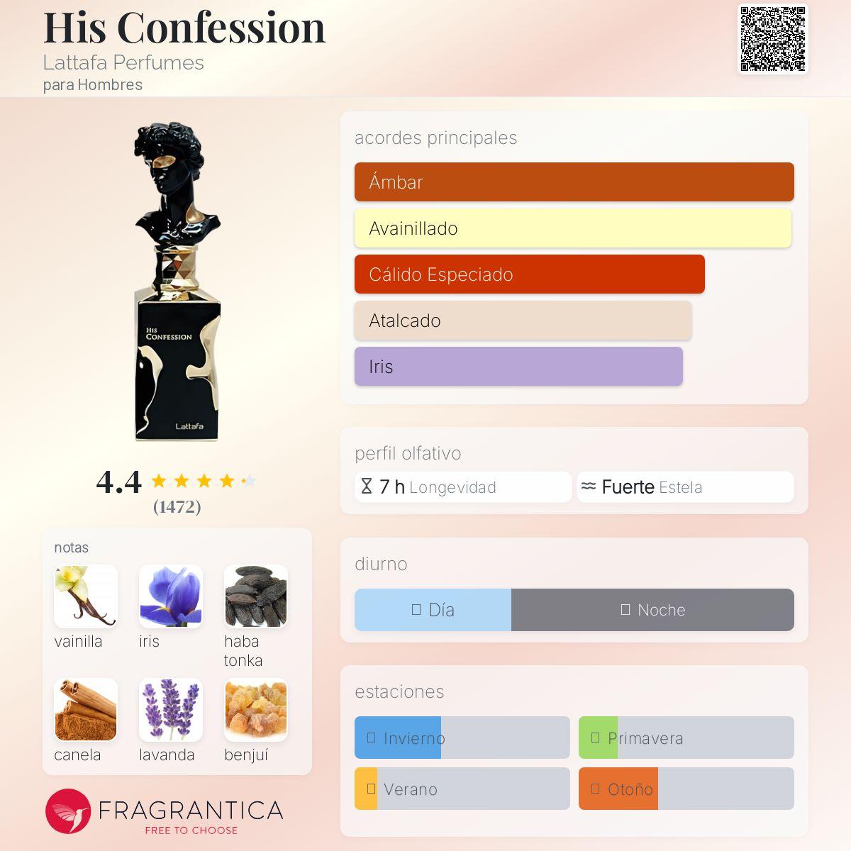 LATTAFA HIS CONFESSION - VitaFarma Guatemala