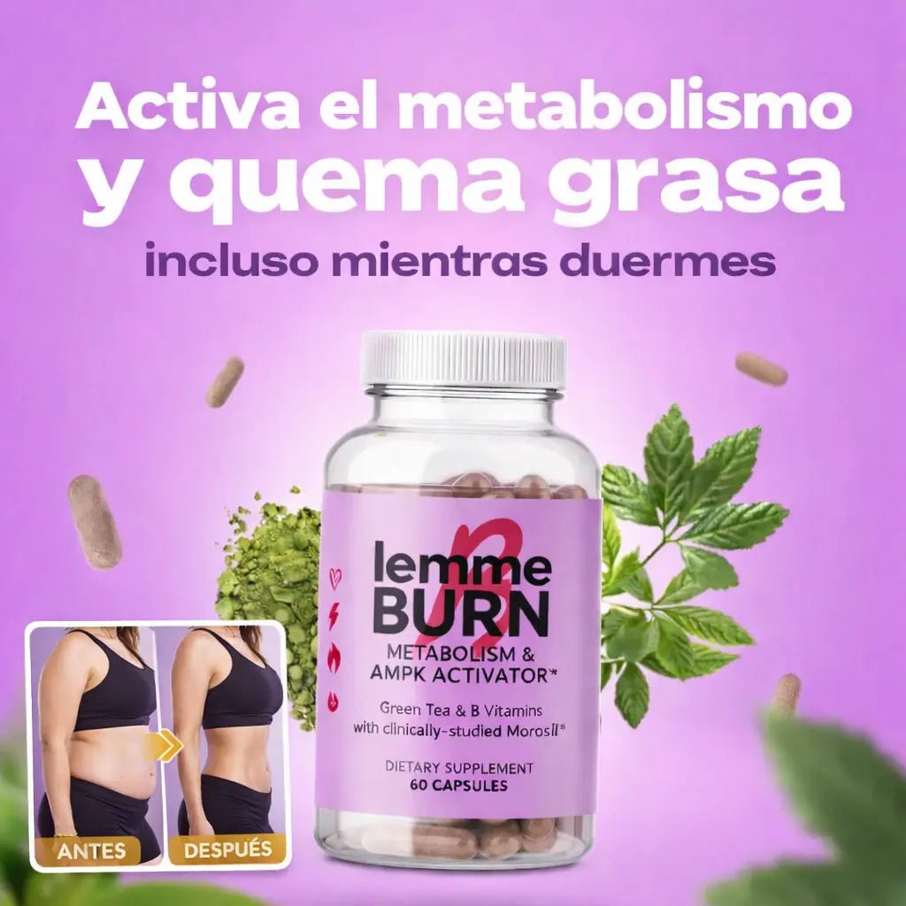 Lemme Burn | Acelera el metabolismo y Quema grasa - VitaFarma Guatemala