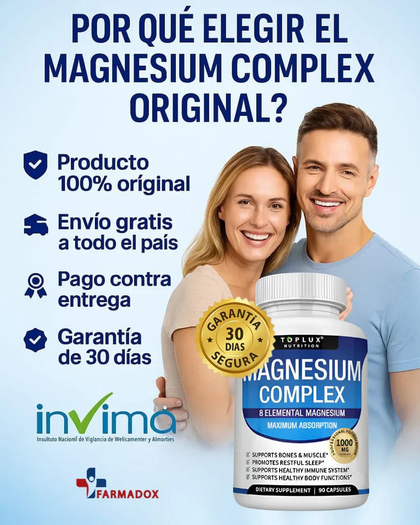 Magnesium Complex Energía, Sueño y Bienestar en SOLO DÍAS! 💙 - VitaFarma Guatemala