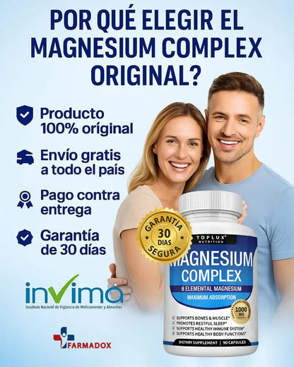 Magnesium Complex Energía, Sueño y Bienestar en SOLO DÍAS! 💙 - VitaFarma Guatemala