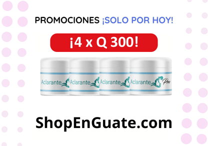¡Mega promoción de Crema Aclarante! - VitaFarma Guatemala