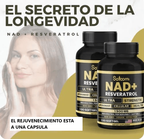 ✨NAD+ & RESVERATROL: ¡Cápsula de la Juventud!🔥 - VitaFarma Guatemala
