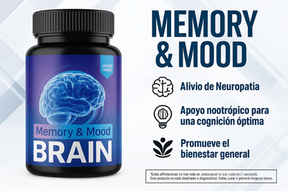 Neuro Brain 2.0 | Suplemento natural para bienestar mental - VitaFarma Guatemala