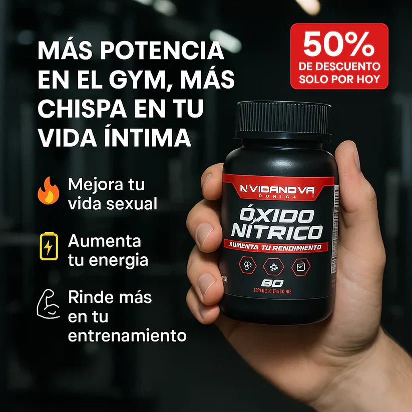 ÓXIDO NÍTRICO Premium - Suplemento 1000 mg - VitaFarma Guatemala
