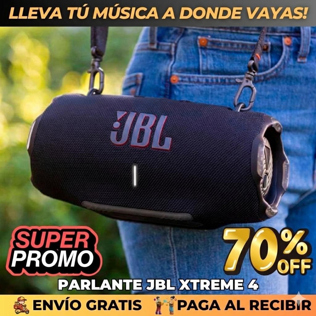 Parlante JBL Xtreme 4 - Promoción pre Carnaval 🎉 - VitaFarma Guatemala