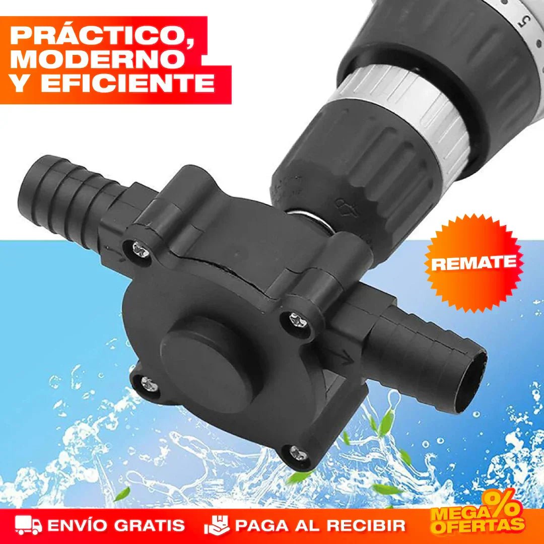PowerPump™ - CONVERTIDOR DE TALADRO A BOMBA DE AGUA - VitaFarma Guatemala