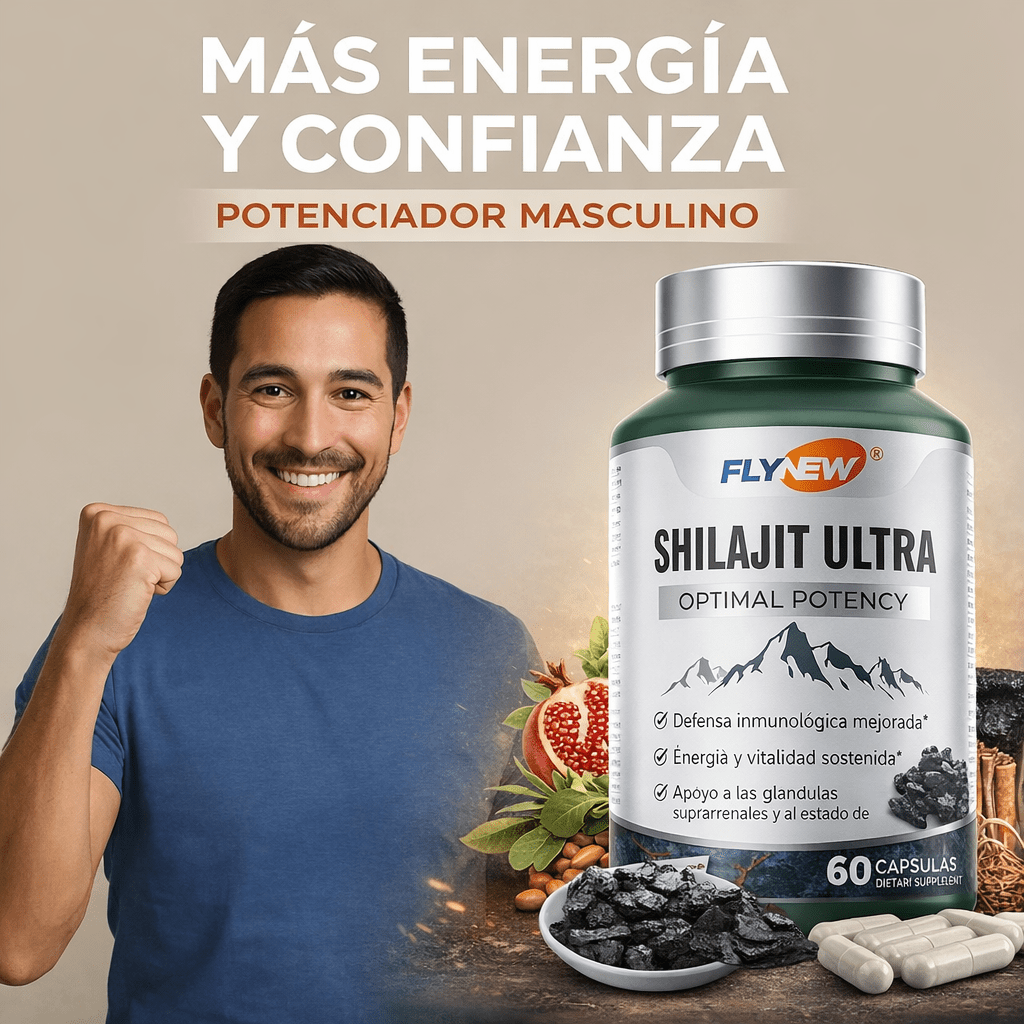 Shilajit para Hombres | Energía, Testosterona y Rendimiento Natural - VitaFarma Guatemala