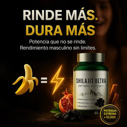 SHILAJIT ULTRA® Energía, Testosterona y Rendimiento Natural - VitaFarma Guatemala