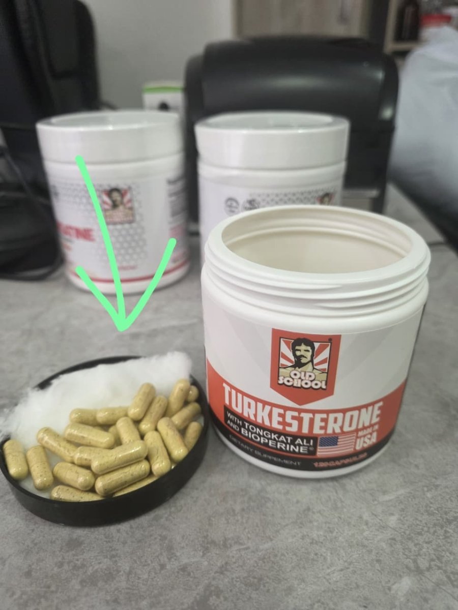 Turkesterone con tongkat ali old school original - VitaFarma Guatemala