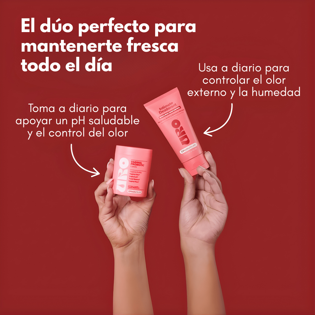 URO CREAM + URO PROBIOTICS – Equilibrio íntimo, frescura prolongada y cuidado completo para tu bienestar femenino - VitaFarma Guatemala